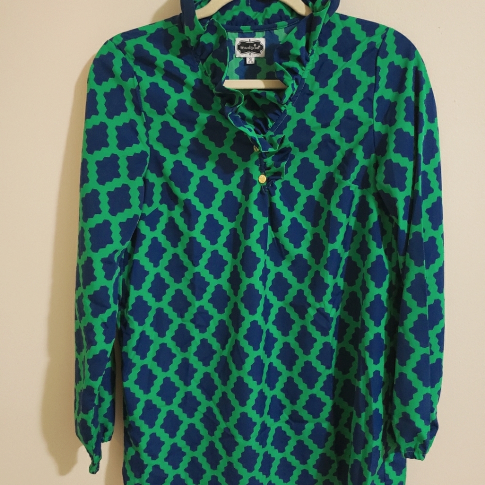 MUD PIE TUNIC TOP SIZE  S 4-6